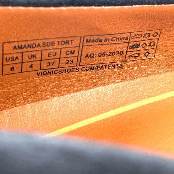 Vionic Womens Gem Amanda Ballet Flats Pointed Toe Buckle Black Suede Size 6 - Picture 7 of 10